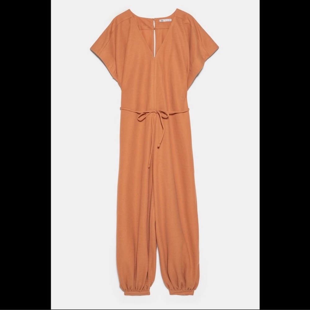 Zara Long full cut jumpsuit